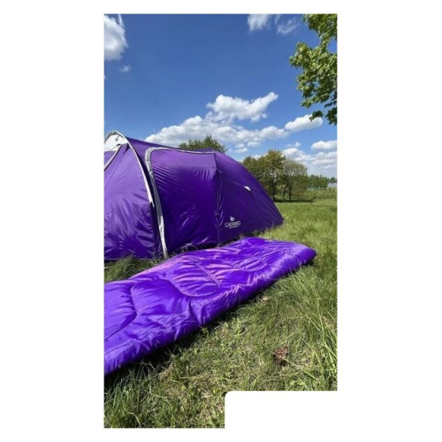 Спальный мешок Calviano Acamper Bergen 300г/м2 (фиолетовый)