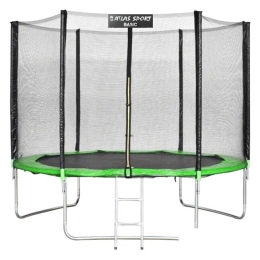 Батут Atlas Sport 312 см - 10ft Basic (3 ноги, зеленый) 8698131