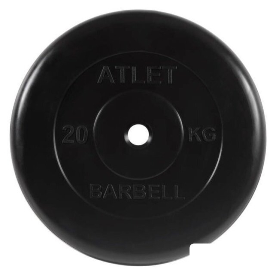 Диск MB Barbell Атлет 26 мм (1x20 кг)