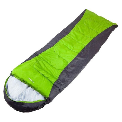 Спальный мешок Acamper Hygge 2x200г/м2 (правая молния, зеленый/черный)