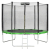 Батут Atlas Sport 252 см - 8ft Basic (с лестницей, внешняя сетка, зеленый)
