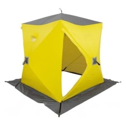Палатка для зимней рыбалки Helios Куб Premium HS-WSCI-P-180YG (зимняя, утепленная) 9316380