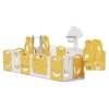 Игровой манеж UNIX kids SUPREME Music 200x200 Yellow с качелями