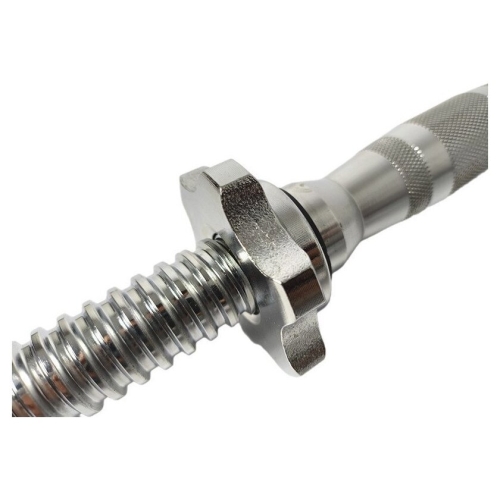 Гриф гантельный  AMETIST 25x400мм 1.65 кг (полнотелый) хромированный 2042154597621