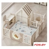 Игровой манеж DeLuxe House&Storage 150х180 Camel PPLXSWHS180WC UNIX kids