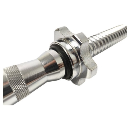 Гриф гантельный  AMETIST 25x400мм 1.65 кг (полнотелый) хромированный 2042154597621