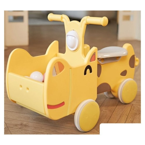 Каталка UNIX kids Hippo Yellow