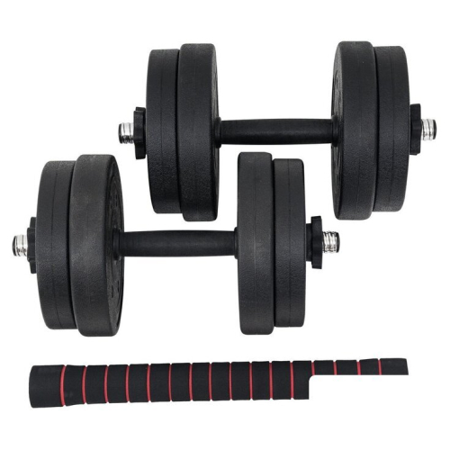 Набор гантелей с соединительным грифом  TREX Sport композитные 2x7.5 кг с соединительным грифом