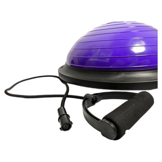 Балансир AMETIST Bosu Ball (фиолетовый)