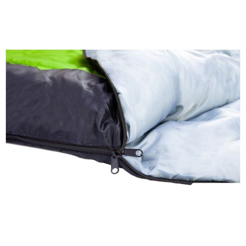 Спальный мешок Acamper Hygge 2x200г/м2 (правая молния, зеленый/черный)