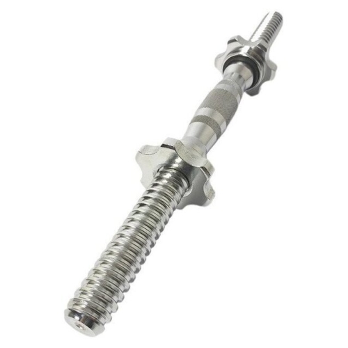 Гриф гантельный  AMETIST 25x400мм 1.65 кг (полнотелый) хромированный 2042154597621