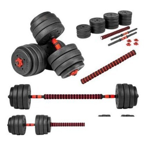 Набор гантелей с соединительным грифом  AMETIST с соединительным грифом композитные 40кг