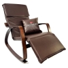 Кресло-качалка Calviano Comfort 1 (коричневый PU)
