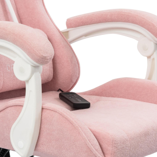 Вибромассажное кресло Calviano AVANTI ULTIMATO pink fabric