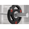 Диск 51 мм. NEO обрезиненный с 3-мя хватами  1,25 кг (2 штуки)   VictoryFit VF-ST510125-2