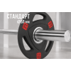 Диск 51 мм. NEO обрезиненный с 3-мя хватами  2,5 кг (2 штуки)   VictoryFit VF-ST51025-2