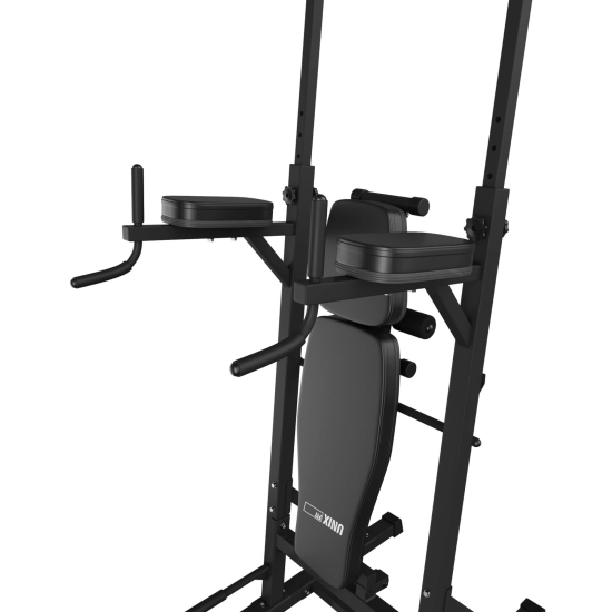 Турник-пресс-брусья со скамьей UNIX Fit POWER TOWER 150P