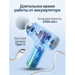 Перкуссионный массажер для тела, шеи и спины DFC YESOUL