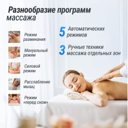 Массажное кресло UNIX Amelia Beige