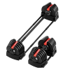 Гантель регулируемая 40кг + штанга, HYFIT, набор 2в1, D7060