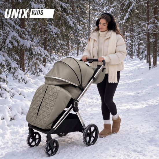 Коляска прогулочная UNIX Kids Verona / Верона бежевый