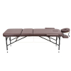 Массажный стол складной Atlas Sport Strong 70 см 3-с алюминиевый усиленная столешница коричневый