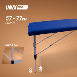 Массажный стол UNIX Master 2 Section Blue