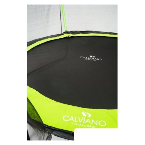 Батут Calviano Outside Master Green 374 см - 12ft (внешняя сетка, с лестницей)