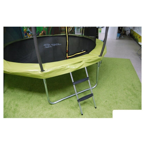 Батут Atlas Sport 252 см - 8ft Master (с лестницей, зеленый)