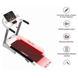Электрическая беговая дорожка Unixfit ST-630R (белый) 9053773