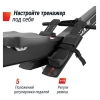 Гребной тренажер Unixfit Air Magnetic Rower-X Black