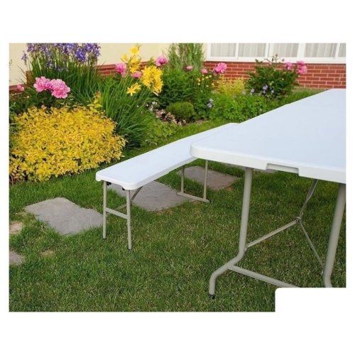 Стол Calviano Складной, пластиковый 180 см (усиленные ноги)