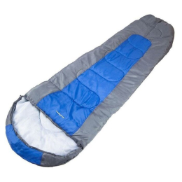 Спальный мешок Acamper Bergen 300г/м2 (правая молния, серый/голубой) 5307305