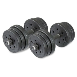 Набор гантелей с соединительным грифом  TREX Sport 6 в 1 20 кг 9034857