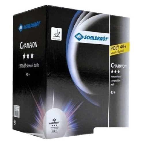 Мяч для настольного тенниса Donic-Schildkrot Champion 3 608542 (120 шт, белый)