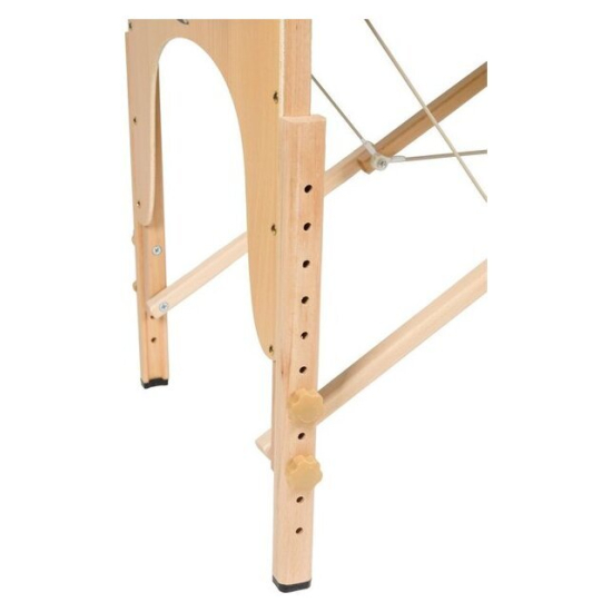 Массажный стол Atlas Sport складной 2-с 60 см деревянный (бежевый)