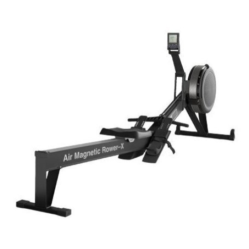 Гребной тренажер Unixfit Air Magnetic Rower-X Black