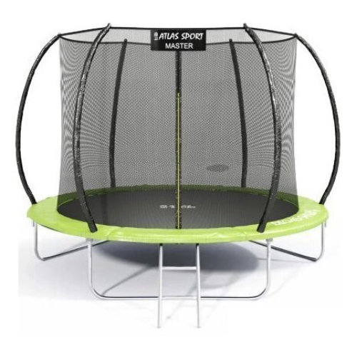 Батут Atlas Sport 252 см - 8ft Master (с лестницей, зеленый)
