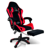 Игровое (геймерское) кресло Calviano 1583 (черно-красный велюр)