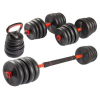 Набор гантелей с соединительным грифом  TREX Sport 6 в 1 30 кг