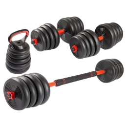 Набор гантелей с соединительным грифом  TREX Sport 6 в 1 30 кг 5284847