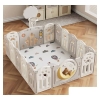 Игровой манеж UNIX kids DeLuxe Grey 150x200