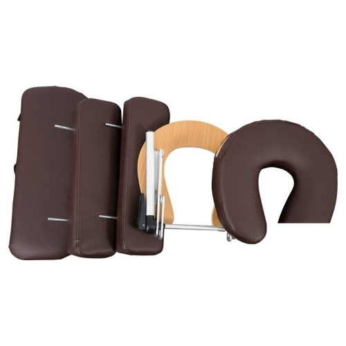 Массажный стол Atlas Sport складной Strong 70 см 3-с алюминиевый (коричневый)