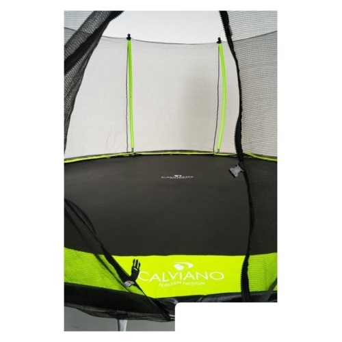 Батут Calviano Outside Master Green 374 см - 12ft (внешняя сетка, с лестницей)