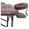 Массажный стол Atlas Sport складной Strong 70 см 3-с алюминиевый (коричневый)