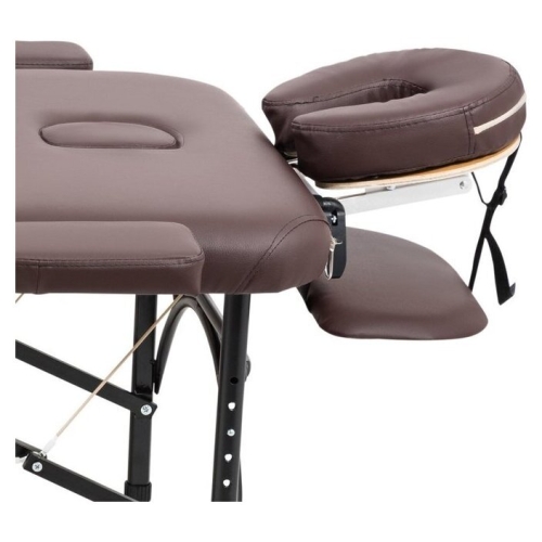 Массажный стол Atlas Sport складной Strong 70 см 3-с алюминиевый (коричневый)