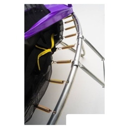 Батут Calviano Outside Master Purple 374 см - 12ft (внешняя сетка, с лестницей) 9636493