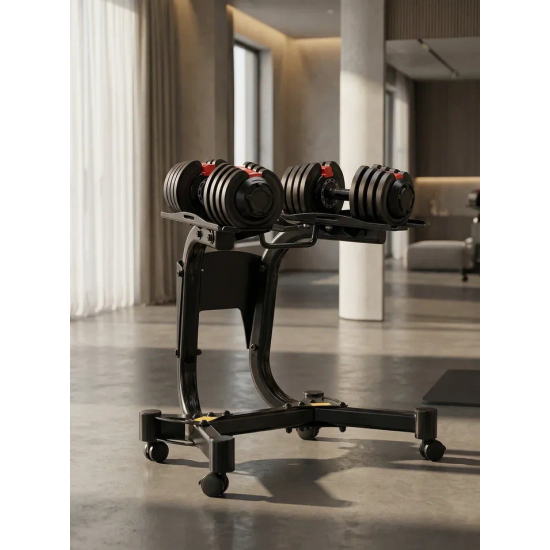 Стойка под регулируемую гантель HYFIT v1, черная