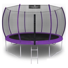 Батут Calviano Outside Master Purple 374 см - 12ft (внешняя сетка, с лестницей) 9636493