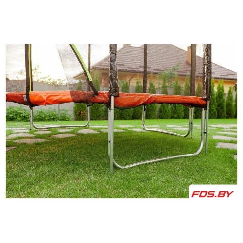 Батут 312 см - 10ft Pro (3 ноги, внешняя сетка, оранжевый) Atlas Sport